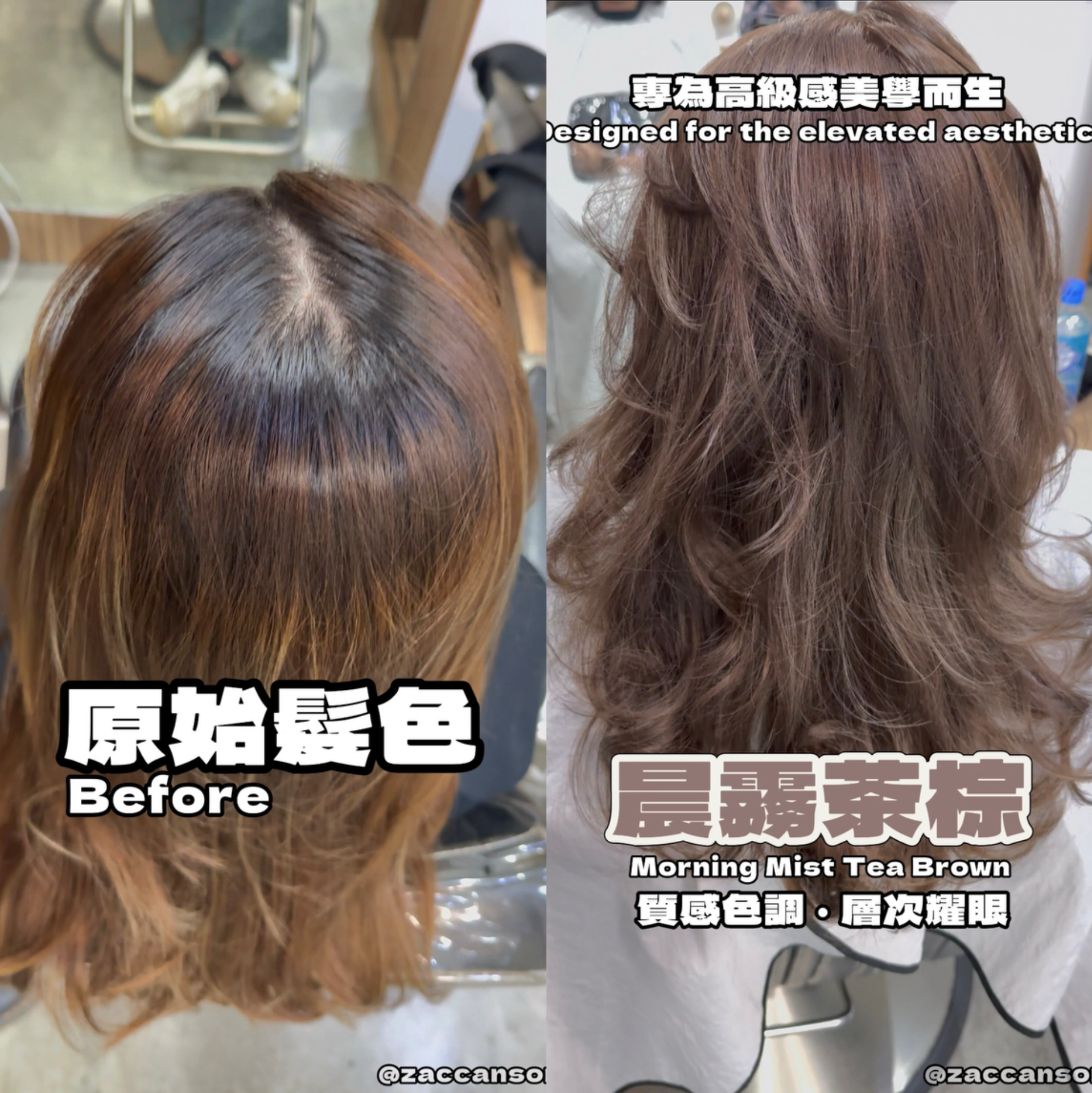士林 Nomad Hair 設計師 Anson 染髮染髮作品